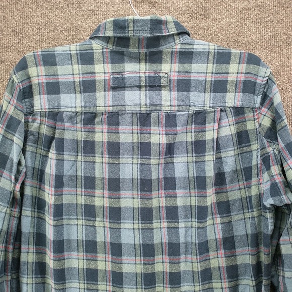 Duluth Men's Slim Fit Flannel Button-Up Shirt Multi Small Long Sleeve Plaid - Picture 6 of 12